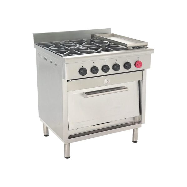 Cocina 4 Platos con Plancha Churrasquera Maigas