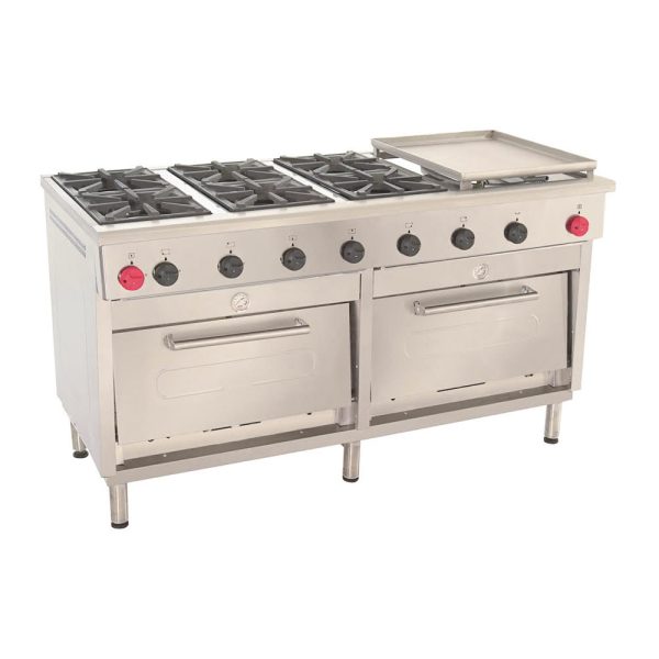 Cocina 6 Platos con Churrasquera Grande Maigas